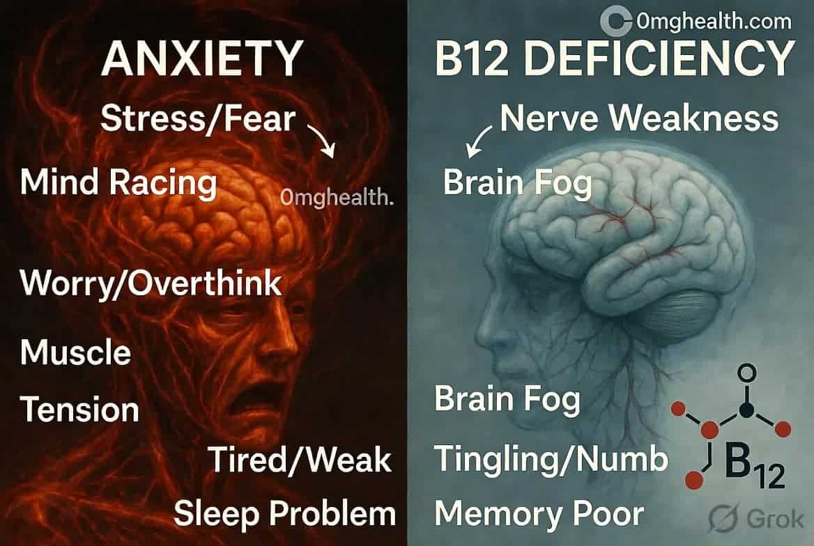 Ghabrahat, bechaini, tez dhadkan aur paseena aane jaise anxiety symptoms se pareshan vyakti