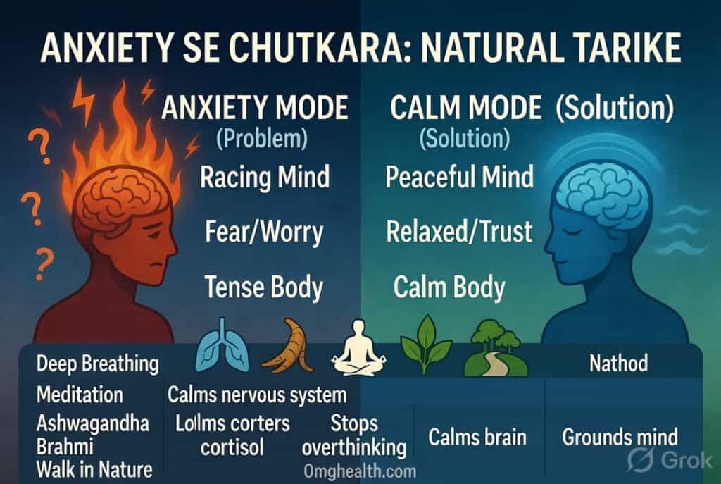Ghabrahat anxiety aur B12 deficiency ke lakshan - Hindi health guide