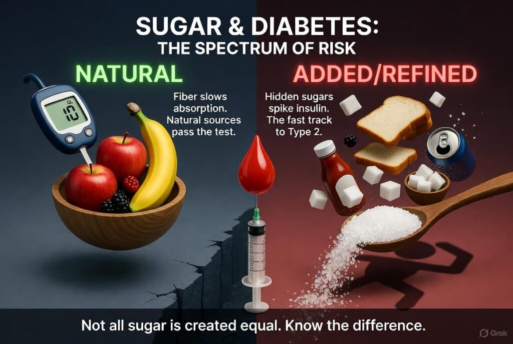 Blood sugar control tips infographic – healthy diet, daily exercise, stress management aur sugar kam karne ke natural tarike