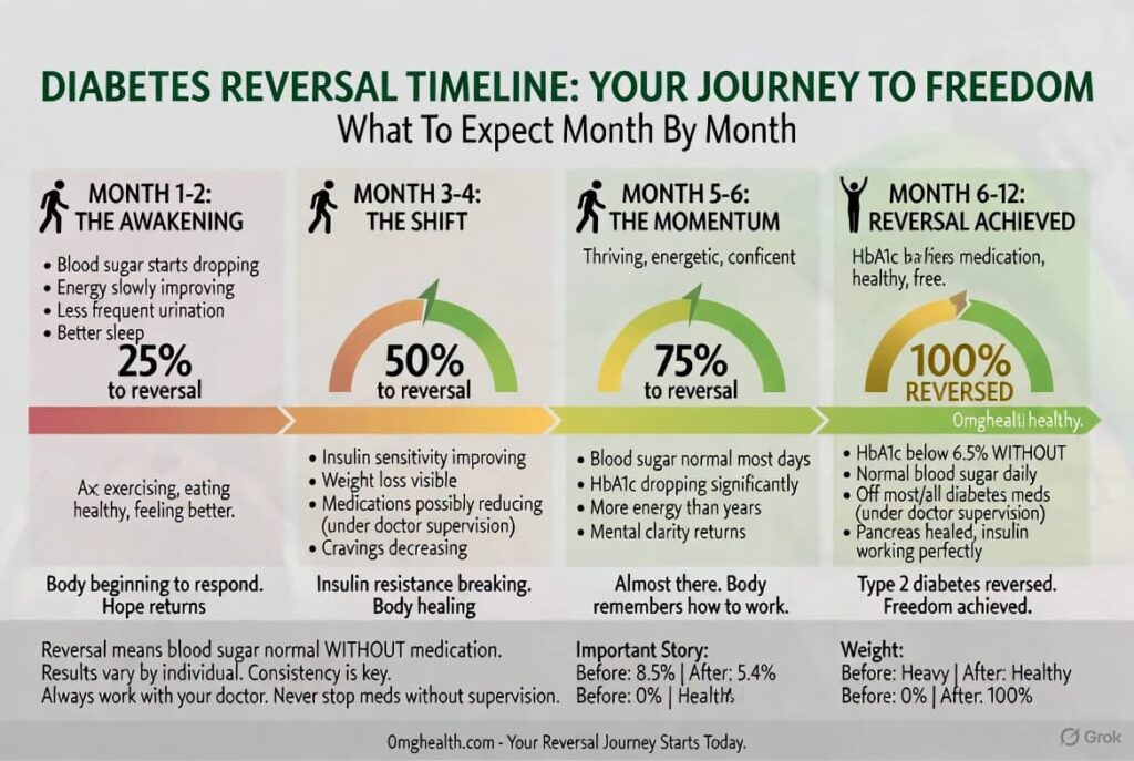Diabetes reversal diet chart — kya khayein kya avoid karein blood sugar control