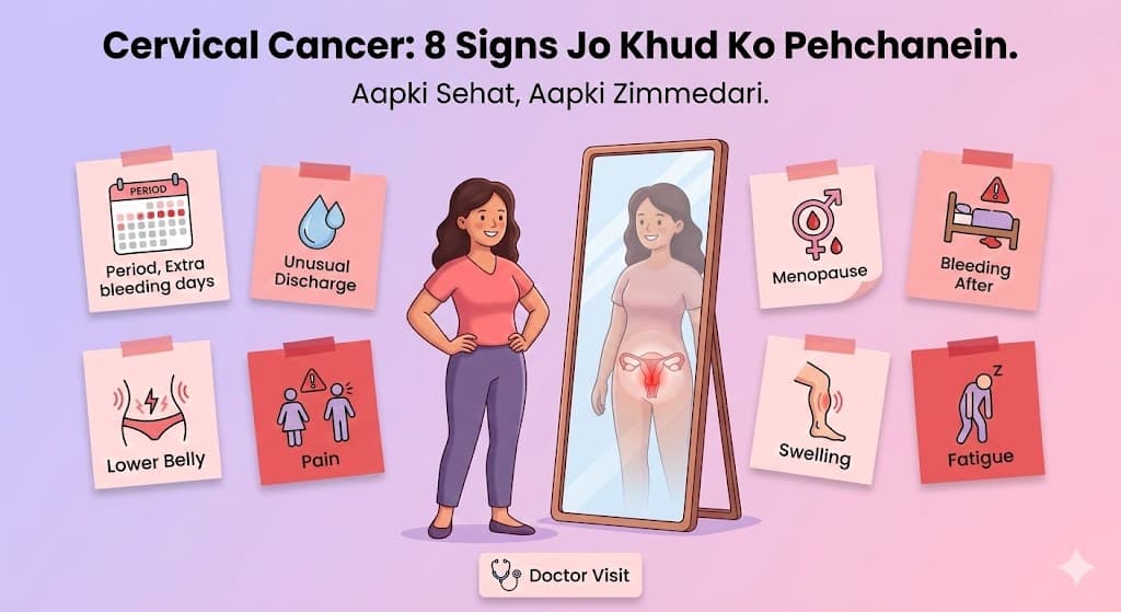 Pap smear cervical screening HPV vaccine India schedule Hindi guide women