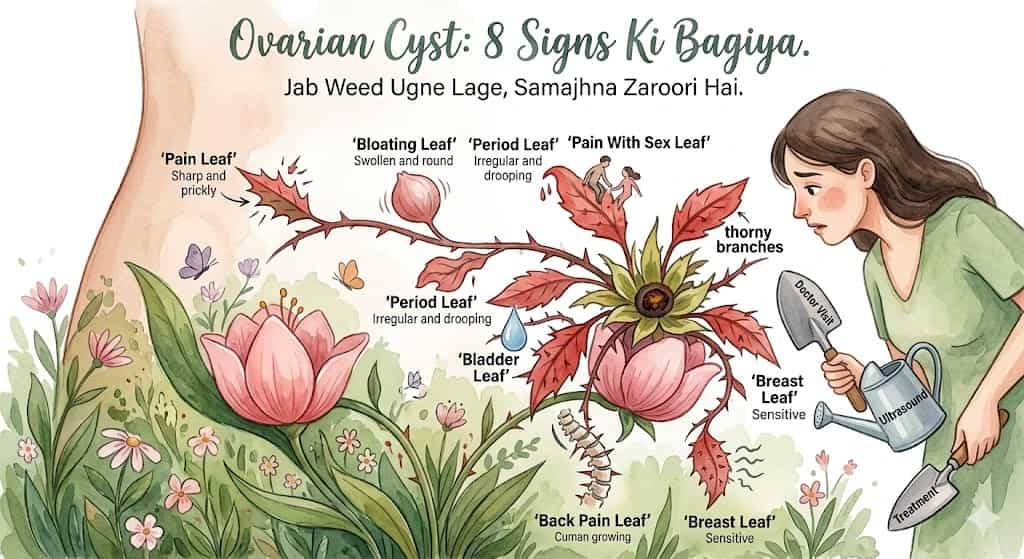Ovarian Cyst: 8 Symptoms Jo Kabhi Ignore Nahi Karni-infografic