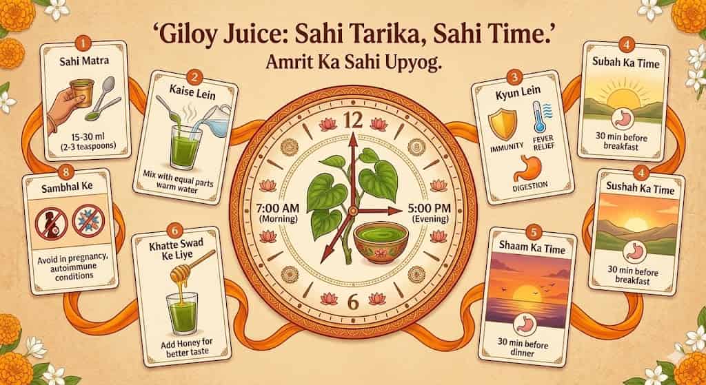 Giloy Juice Peene Ka Sahi Tarika: 7 Galtiyan Jo Fayde Khatam Karti Hain