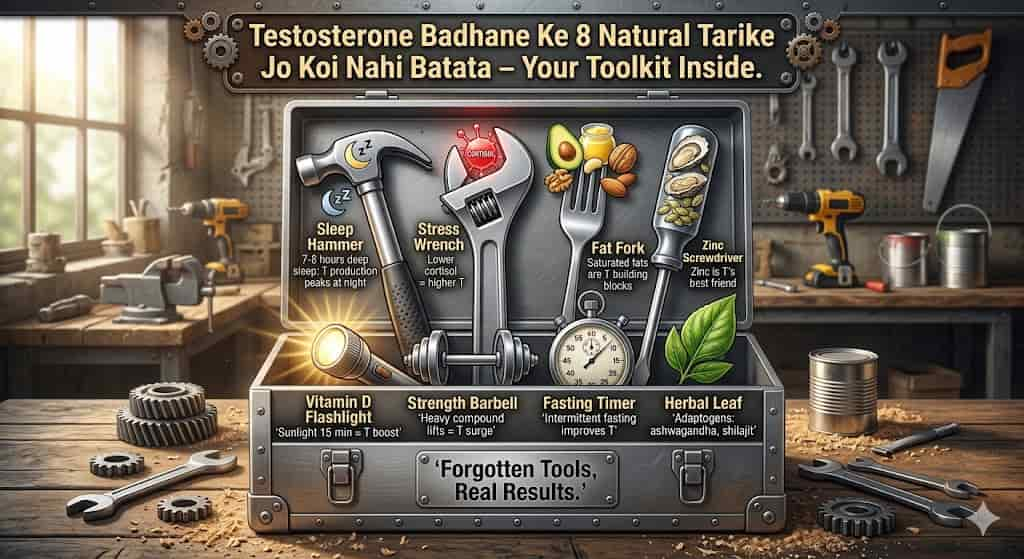 testosterone badhane ke natural tarike hindi — 8 proven methods neend zinc vitamin d