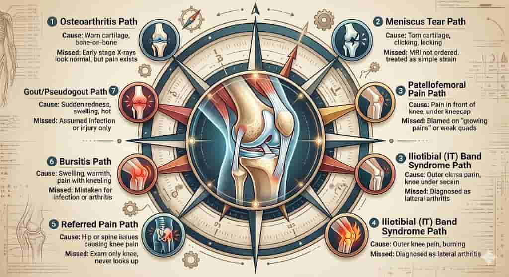 ghutne ka dard arthritis ya uric acid hindi — 7 differences comparison chart