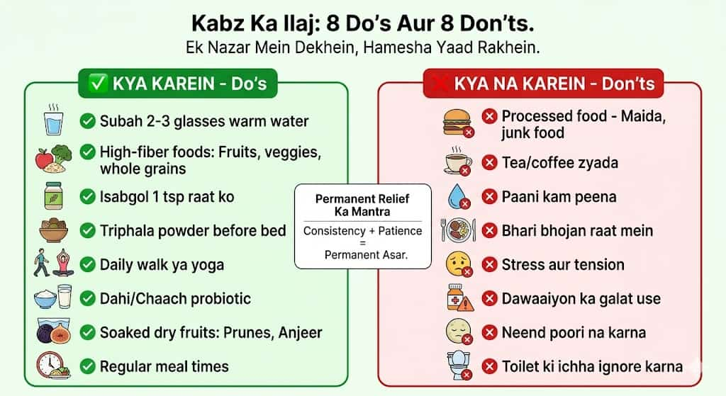 kabz ka permanent ilaj hindi diet chart — kya khayein kya avoid karein kabz mein