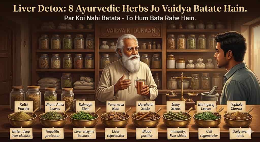 Liver Detox: 8 Ayurvedic Herbs Jo SGPT Kam Karti Hain — Hindi Guide