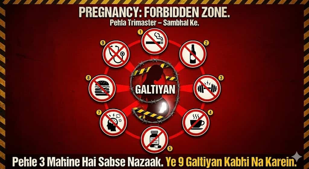 pregnancy pehle 3 mahine mein kya khayein zaroori foods folate iron DHA hindi