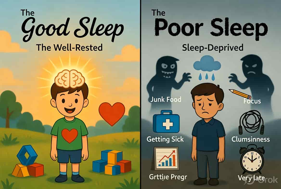 Bachon ki neend poori na hone ke nuksan — growth brain immunity mood complete Hindi guide
