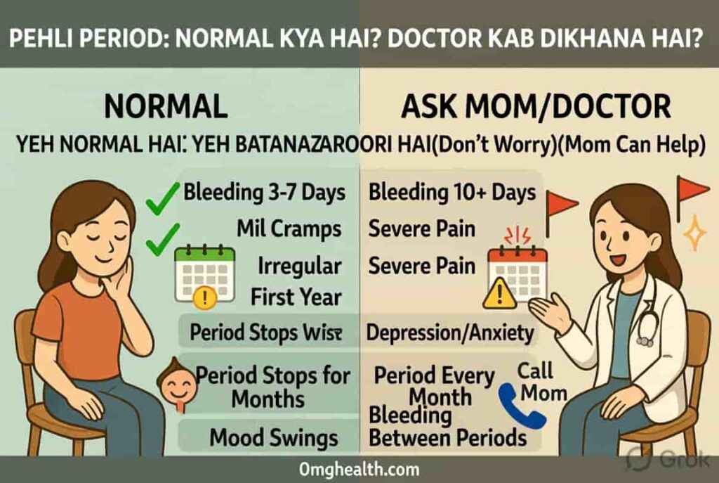 Periods mein kya khayein teen girls — iron magnesium calcium omega-3 diet chart Hindi